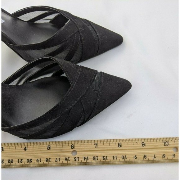 Penny Loves Kenny Women's Heels Shoes Size 7 Pumps Point-Toe T-Strap Black - Picture 11 of 11